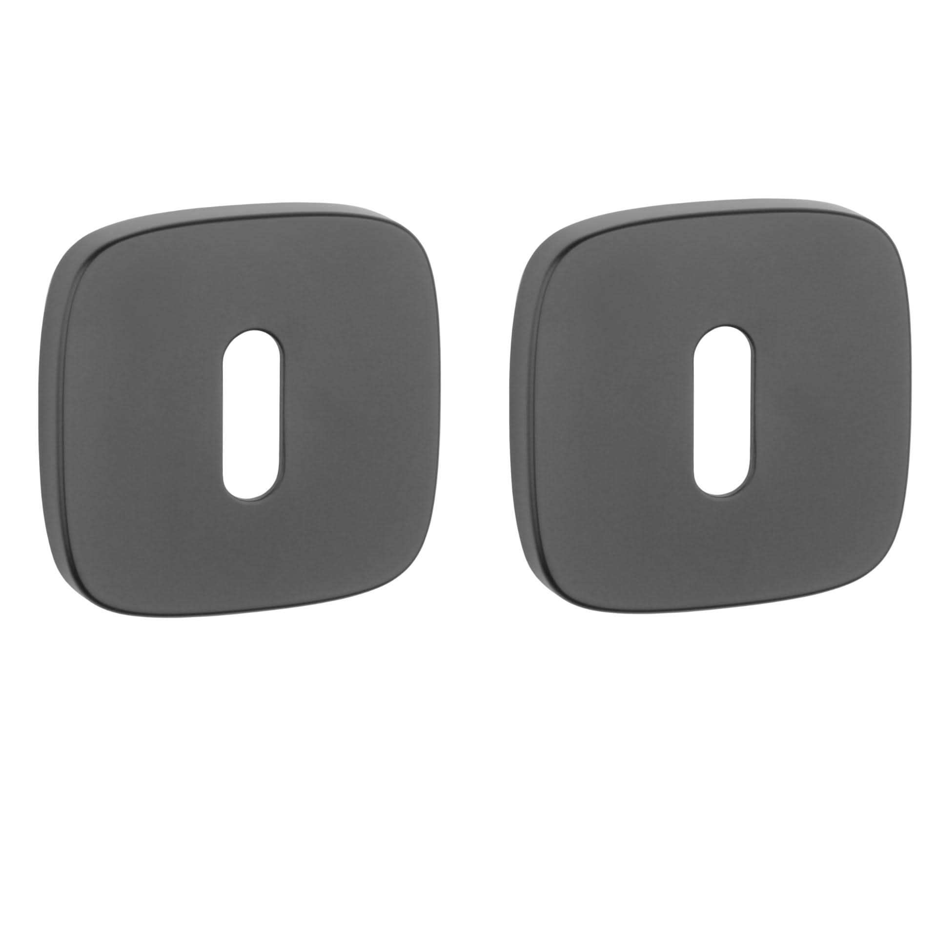 Sleutelrozet Afgerond Zwart