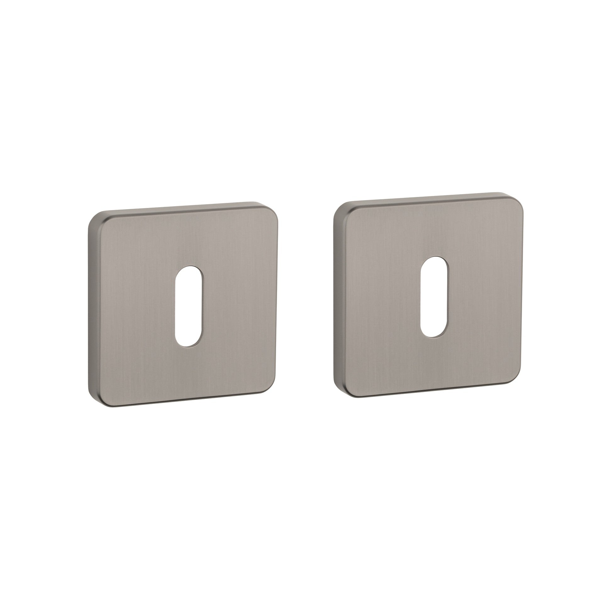 Aprile | Premium Sleutelrozet | 52x52x7mm | Vierkant afgerond | Grafiet - Deurbeslag-expert