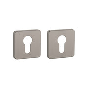 Aprile | Premium Cilinderrozet | 52x52x7mm | Vierkant afgerond | Grafiet - Deurbeslag-expert