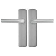 AXA Deurklink met blindschild   AXA   Curve Aluminium 62175011E K010811550 medium