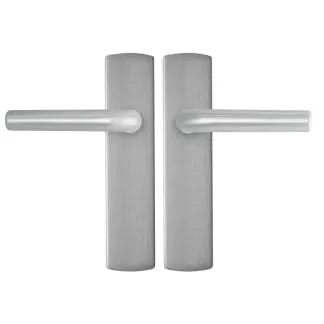 AXA Deurklink met blindschild   AXA   Curve Aluminium 62175011E K010811550 medium