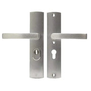 AXA | Veiligheidsbeslag Curve Plus | Kruk Blok | PC55 | Anti-kerntrek | Aluminium naturel