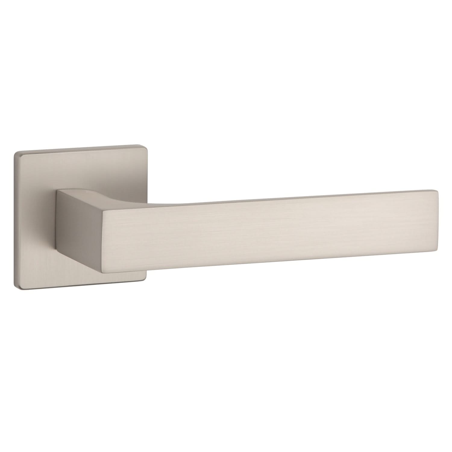 aprile massieve deurkruk alisso Deurkruk Alisso Mat Nikkel Op Vierkant Rozet