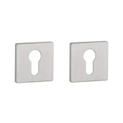 Aprile | Prestige Profielcilinder rozet | 52x52x5mm | Chroom geborsteld