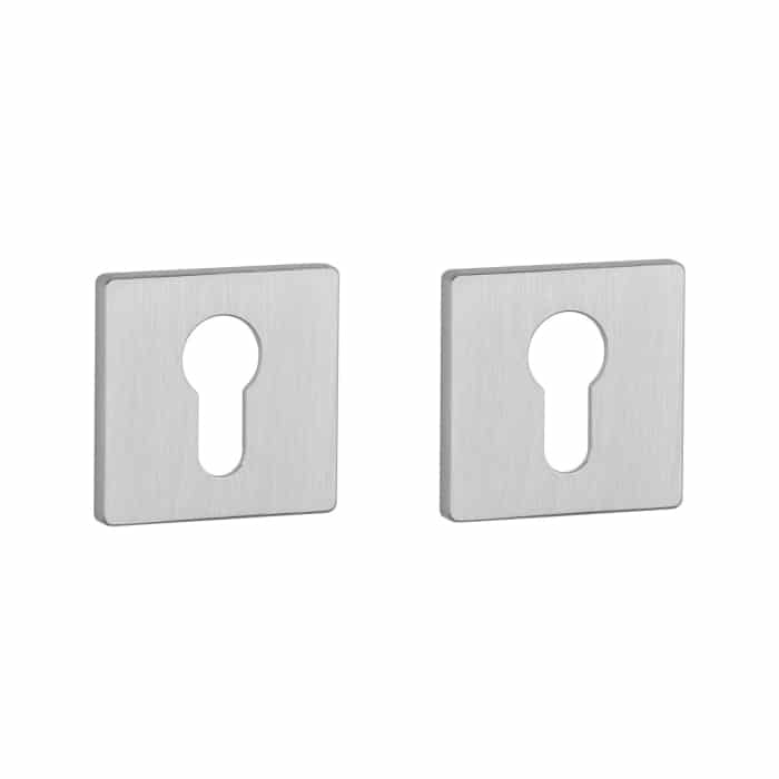 Aprile | Prestige Profielcilinder rozet | 52x52x5mm | Chroom geborsteld