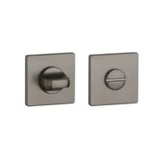 Aprile | Prestige WC garnituur rozet | 52x52x5mm | Grafiet