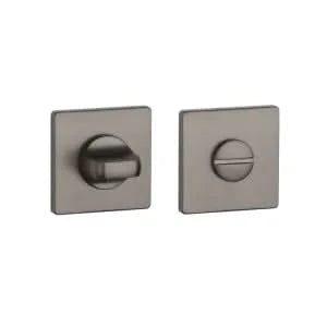 Aprile | Prestige WC garnituur rozet | 52x52x5mm | Grafiet