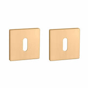 Aprile | Prestige Sleutelrozet | 52x52x5mm | Vierkant | Goud mat