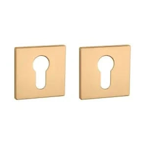 Aprile | Prestige Profielcilinder Rozet | 52x52x5mm | Goud Mat