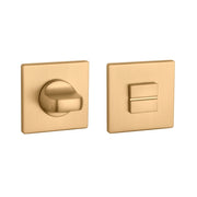 Aprile | Prestige WC garnituur rozet | 52x52x5mm | Goud mat