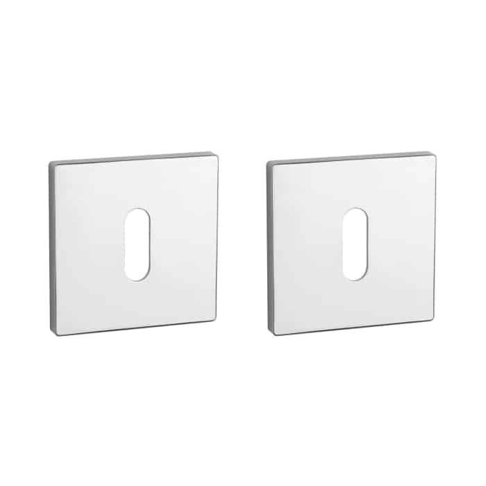 Aprile Prestige sleutelrozet vierkant chroom gepolijst 52×52 mm