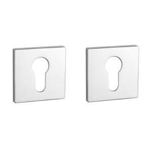 Aprile | Prestige Profielcilinder rozet | 52x52x5mm | Chroom gepolijst