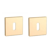 Aprile | Prestige Sleutelrozet | 52x52x5mm | Vierkant | Goud gepolijst