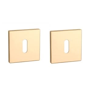 Aprile | Prestige Sleutelrozet | 52x52x5mm | Vierkant | Goud gepolijst