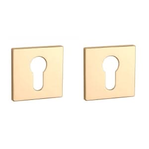 Aprile | Prestige Profielcilinder rozet | 52x52x5mm | Goud gepolijst