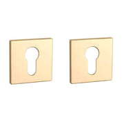 Aprile | Prestige Profielcilinder rozet | 52x52x5mm | Goud gepolijst