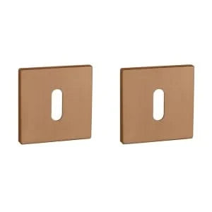 Aprile | Prestige Sleutelrozet | 52x52x5mm | Vierkant | Koper mat PVD