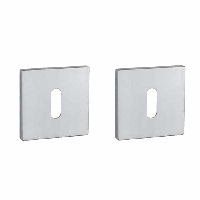 Aprile | Prestige Sleutelrozet | 52x52x5mm | Vierkant | Chroom mat