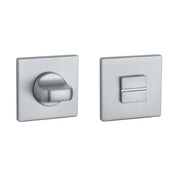 Aprile Prestige WC-garnituur rozet Chroom mat 52 x 52 mm - vooraanzicht
