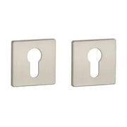 Aprile | Prestige Profielcilinder Rozet | 52x52x5mm | Nikkel Mat