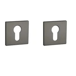 Aprile | Prestige Profielcilinder rozet | 52x52x5mm | Antraciet mat PVD