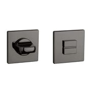 Aprile | Prestige WC garnituur rozet | 52x52x5mm | Antraciet gepolijst PVD