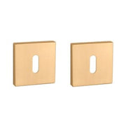 Aprile | Premium Sleutelrozet | 52x52x7mm | Vierkant | Goud mat