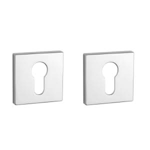 Aprile | Premium Profielcilinder rozet | 52x52x7mm | Chroom gepolijst