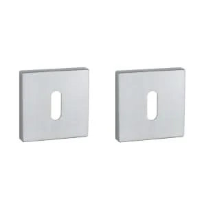 Aprile | Premium Sleutelrozet | 52x52x7mm | Vierkant | Chroom mat