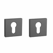 Aprile | Prestige Cilinderrozet | 50x50x7mm | Rechthoekig | Zwart - Deurbeslag-expert