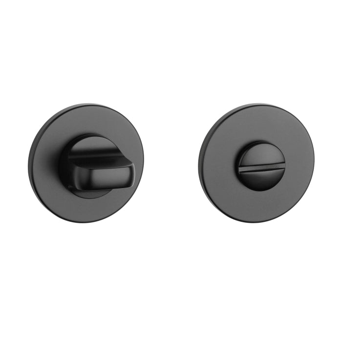 Aprile | Prestige WC garnituur rozet | 52x5mm | Zwart - Deurbeslag-expert