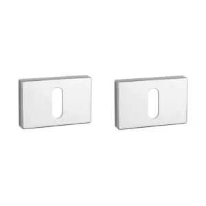 Aprile | Sleutelrozet | 50x33x7mm | Rechthoekig | Chroom gepolijst