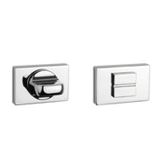 Aprile | WC garnituur rozet | 50x33x7mm | Chroom gepolijst - Deurbeslag-expert