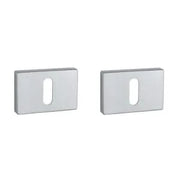 Aprile | Sleutelrozet | 50x33x7mm | Rechthoekig | Chroom mat