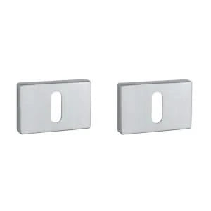 Aprile | Sleutelrozet | 50x33x7mm | Rechthoekig | Chroom mat