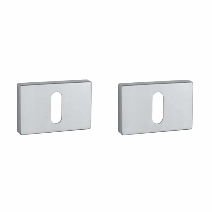 Aprile | Sleutelrozet | 50x33x7mm | Rechthoekig | Chroom mat
