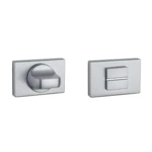 Aprile | WC Garnituur Rozet | 50x33x7mm | Chroom Mat