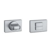 Aprile | Premium WC garnituur rozet | 52x52x7mm | Chroom mat - Deurbeslag-expert