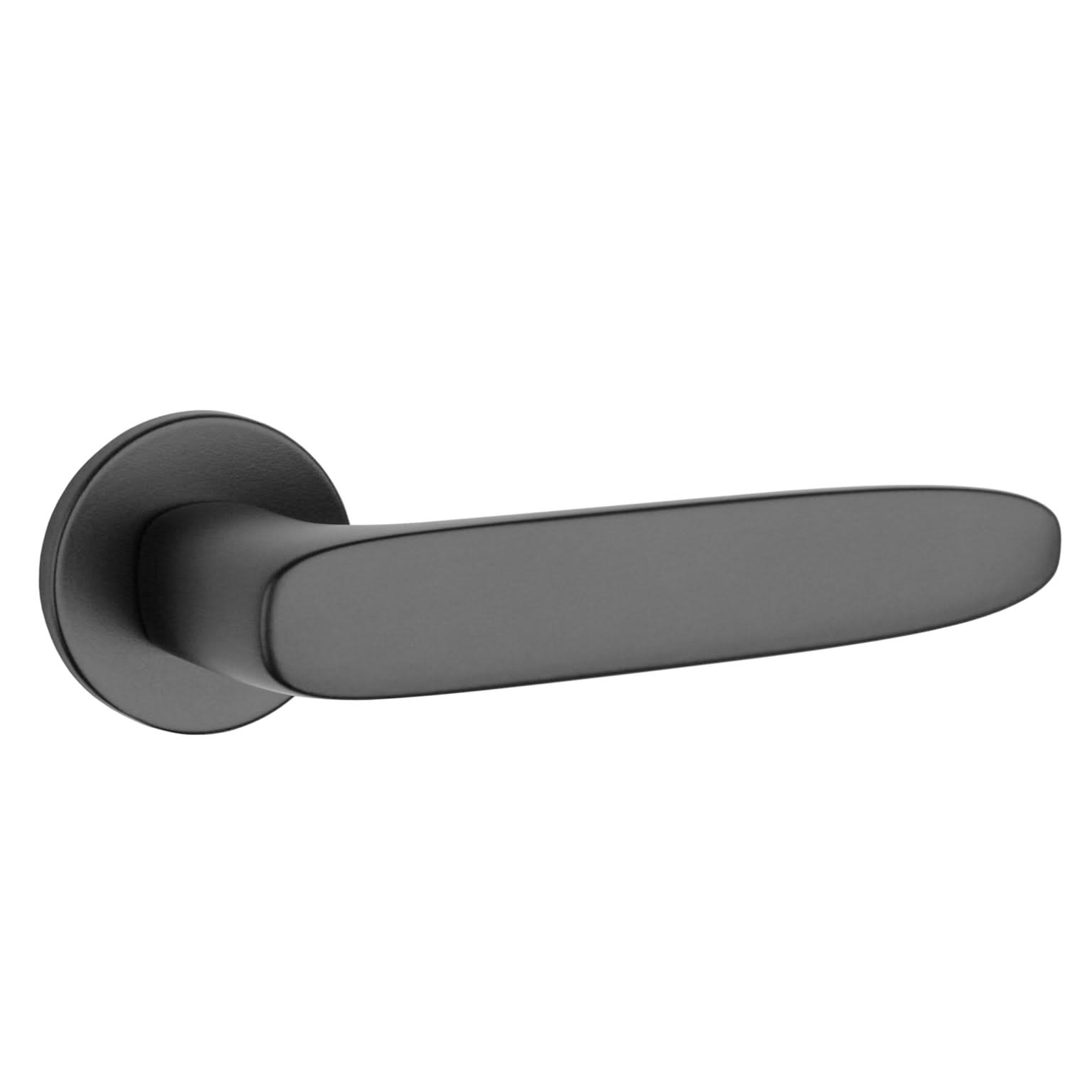 Aprile massieve deurkruk Rosa