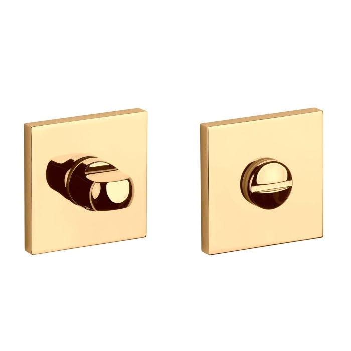 Aprile Comfort WC garnituur rozet 53x53x7mm goud gepolijst PVD Toilet Rozet