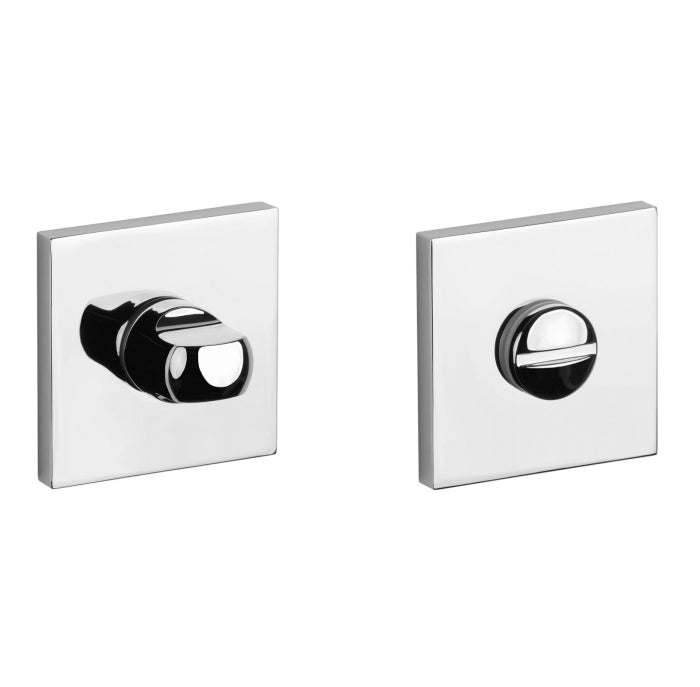 Aprile Comfort WC garnituur rozet 53x53x7mm Chroom gepolijst Toilet Rozet