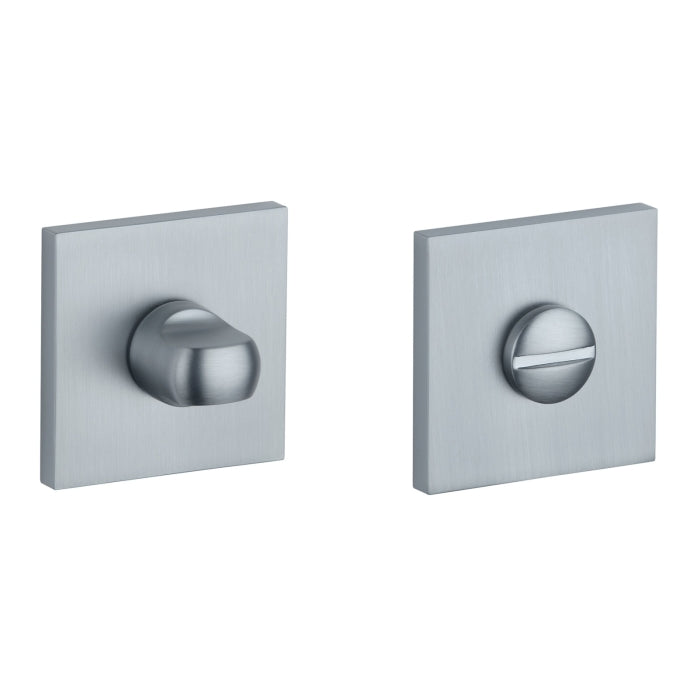 Aprile Comfort WC garnituur rozet 53x53x7mm mat Chroom Toilet Rozet - Deurbeslag-expert