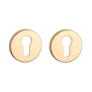 Aprile Comfort Profielcilinder rozet 7mm Ø53mm goud gepolijst PVD Rozetten - Deurbeslag-expert