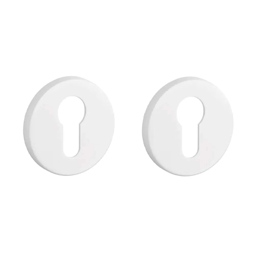 Aprile Comfort Profielcilinder rozet 7mm Ø53mm wit Rozetten