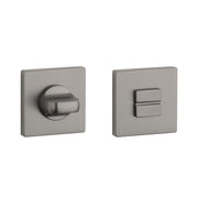 Aprile Premium WC garnituur rozet 52x52x7mm Grafiet Toilet Rozet