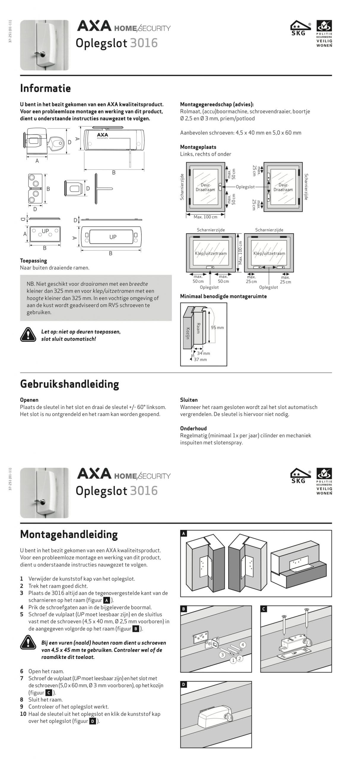 Axa Oplegslot Automatic wit SKG2 30160098bl 11 scaled