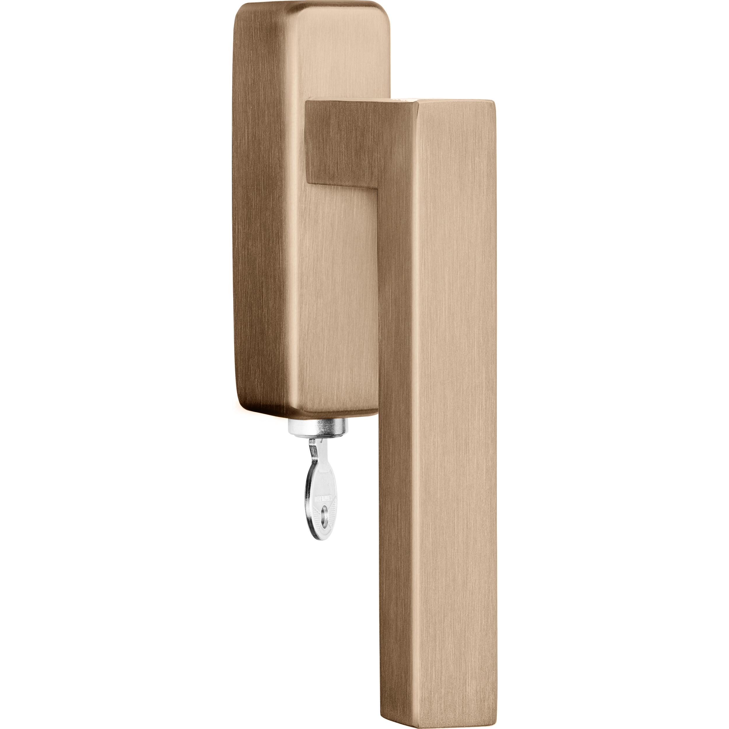 Formani BSQ1-DKLOCK-O draaikiepgarnituur afsluitbaar PVD licht brons rechts/links draaiend