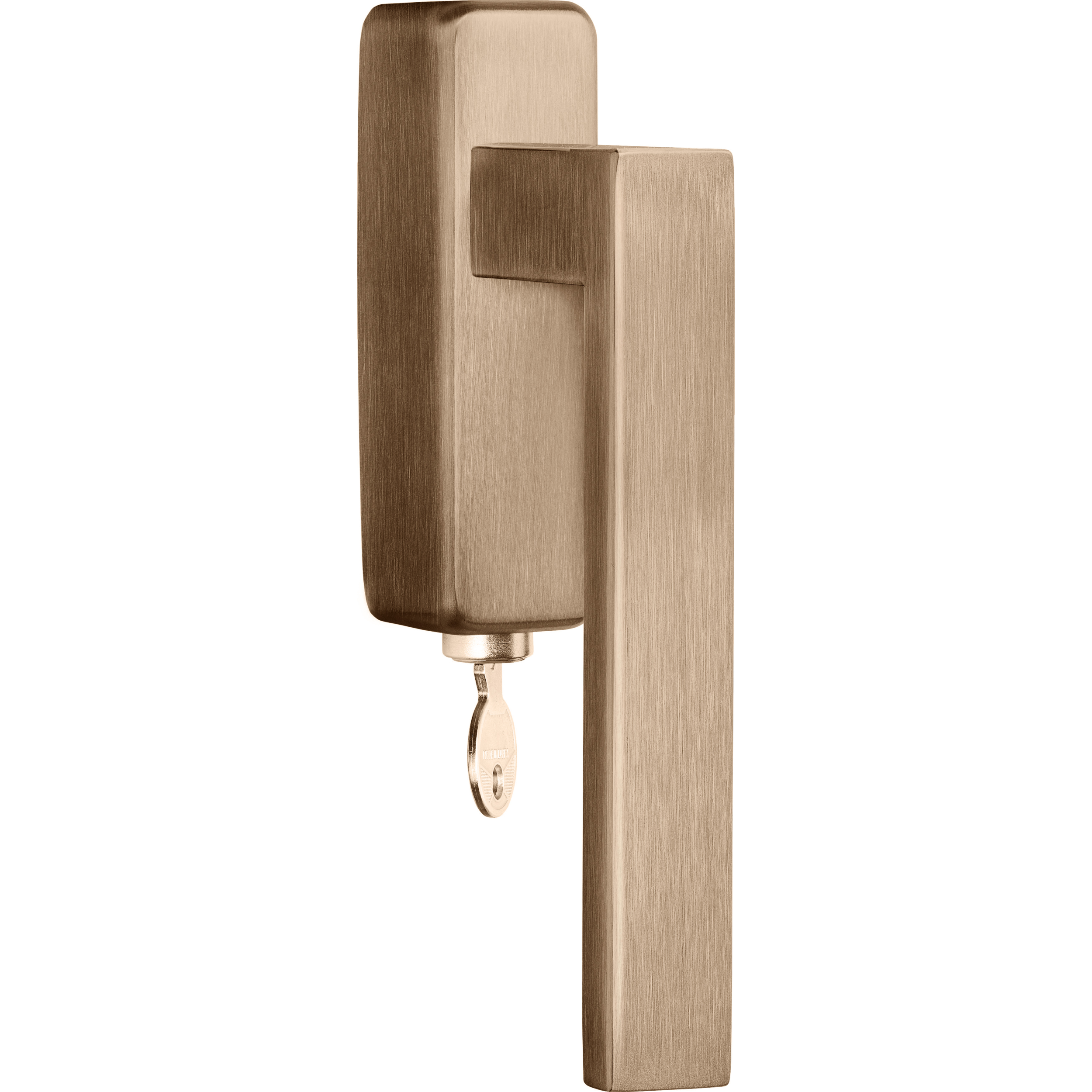 Formani BSQ2-DKLOCK-O draaikiepgarnituur afsluitbaar PVD licht brons rechts/links draaiend