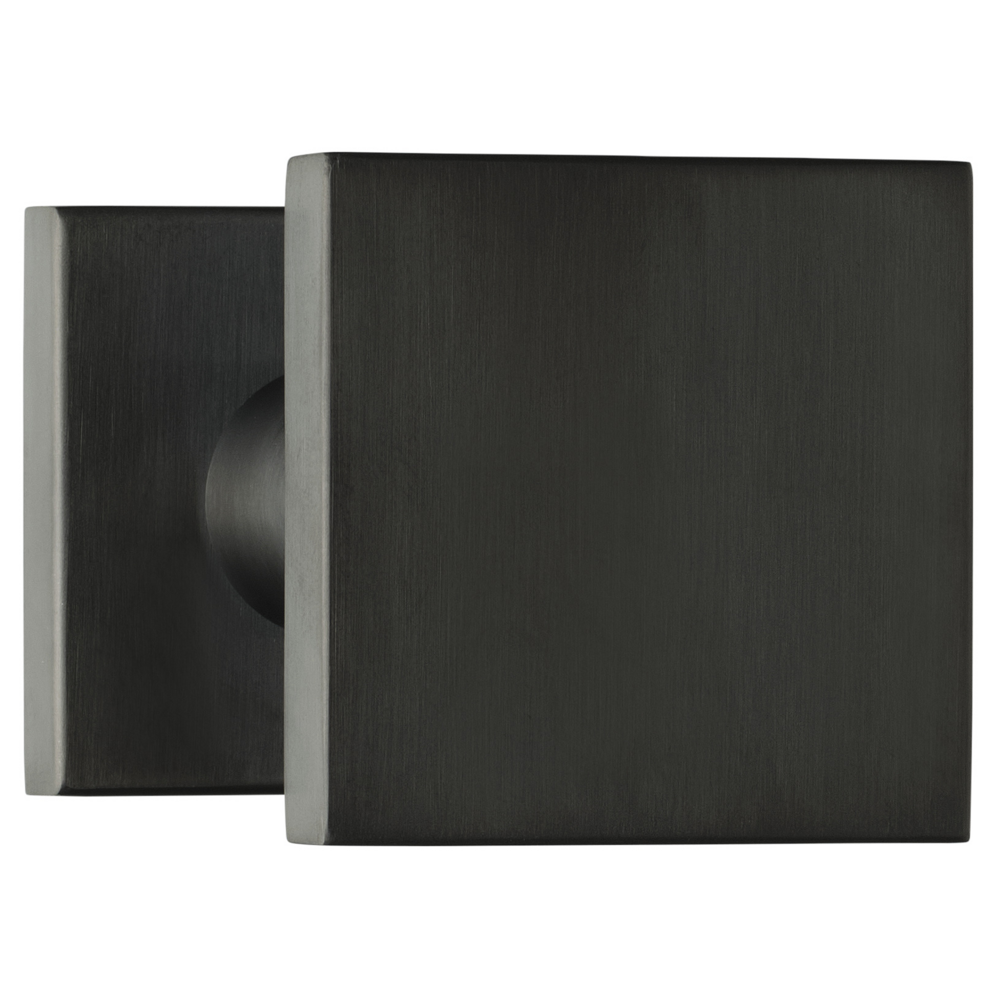 Formani | Voordeurknop BSQ60V Vast op Rozet |  PVD gunmetal