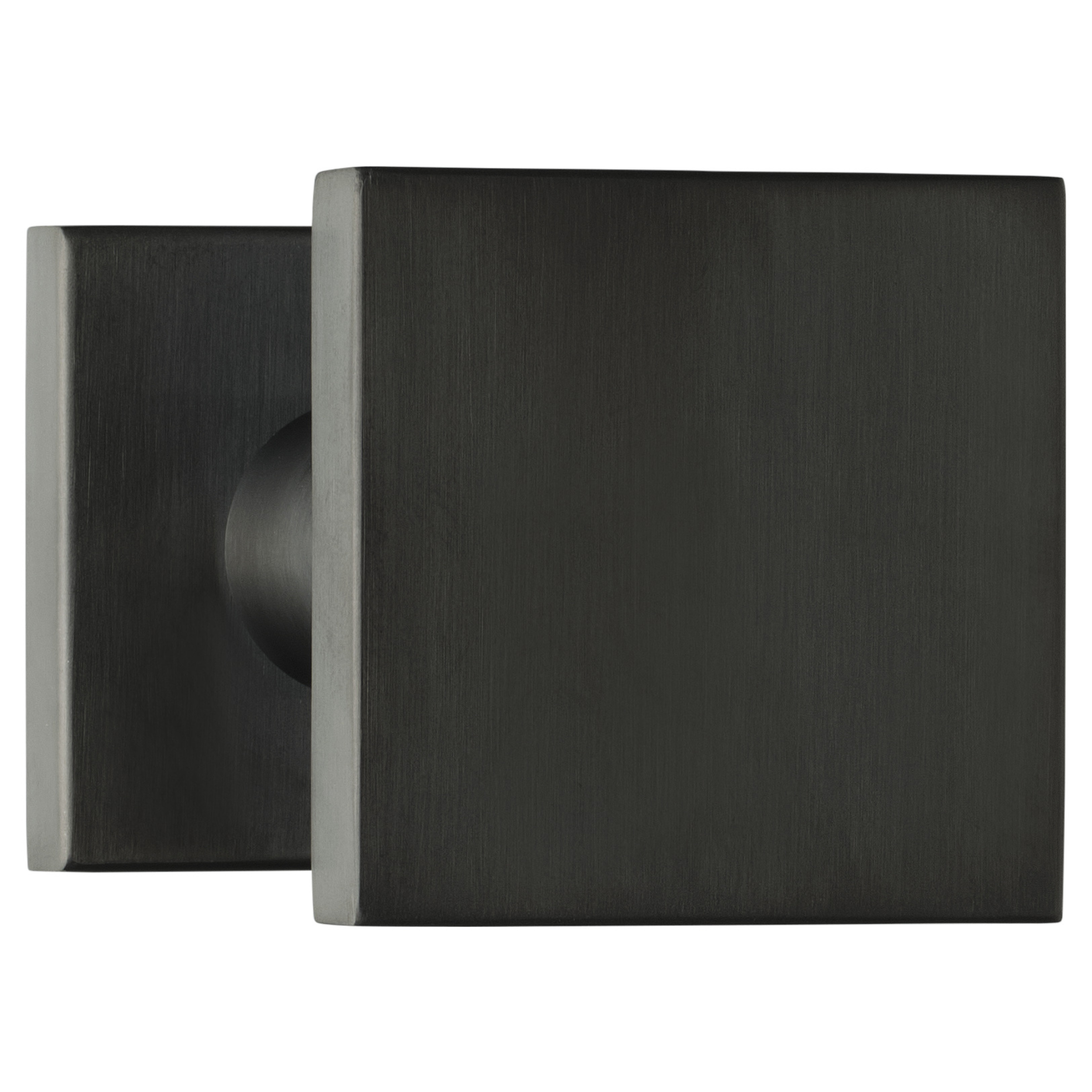 Formani | Voordeurknop BSQ60V Vast op Rozet |  PVD gunmetal
